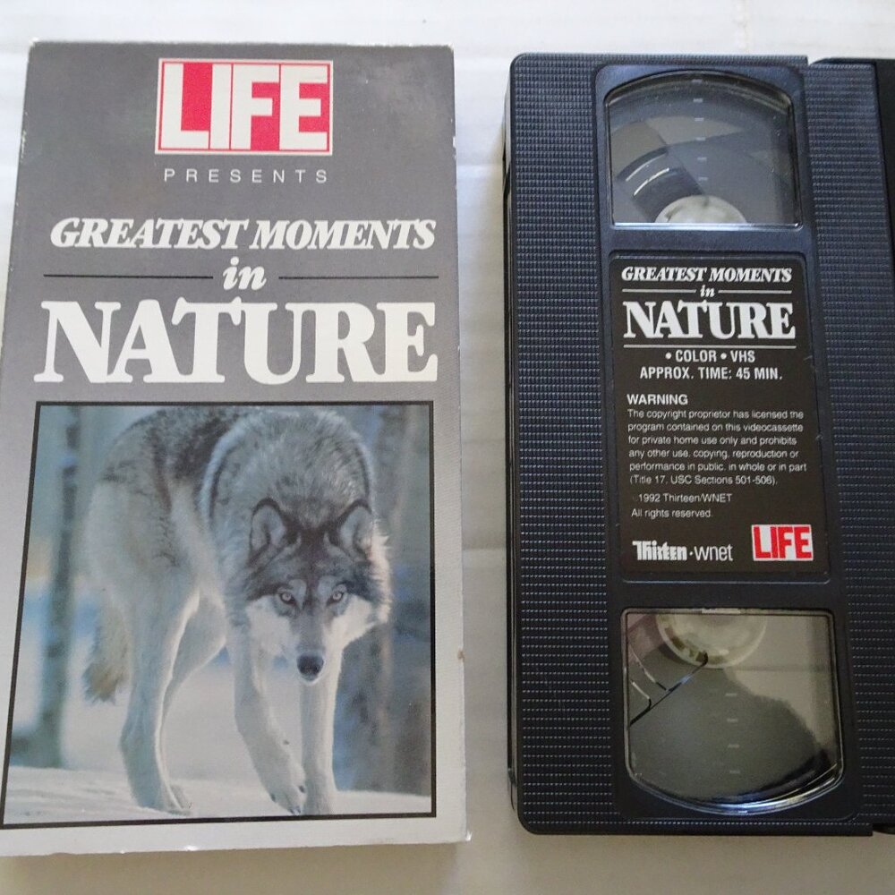 Life Presents Greatest Moments in Nature - VHS Tape - 1992